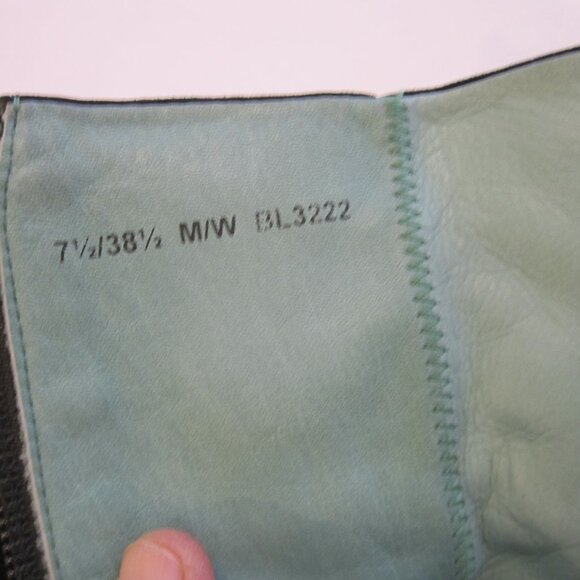 EU38.5 US7.5 M/W BOLO BORN CROWN super sexy BLACK suede HIGH HEEL ankle BOOTS - Picture 9 of 12